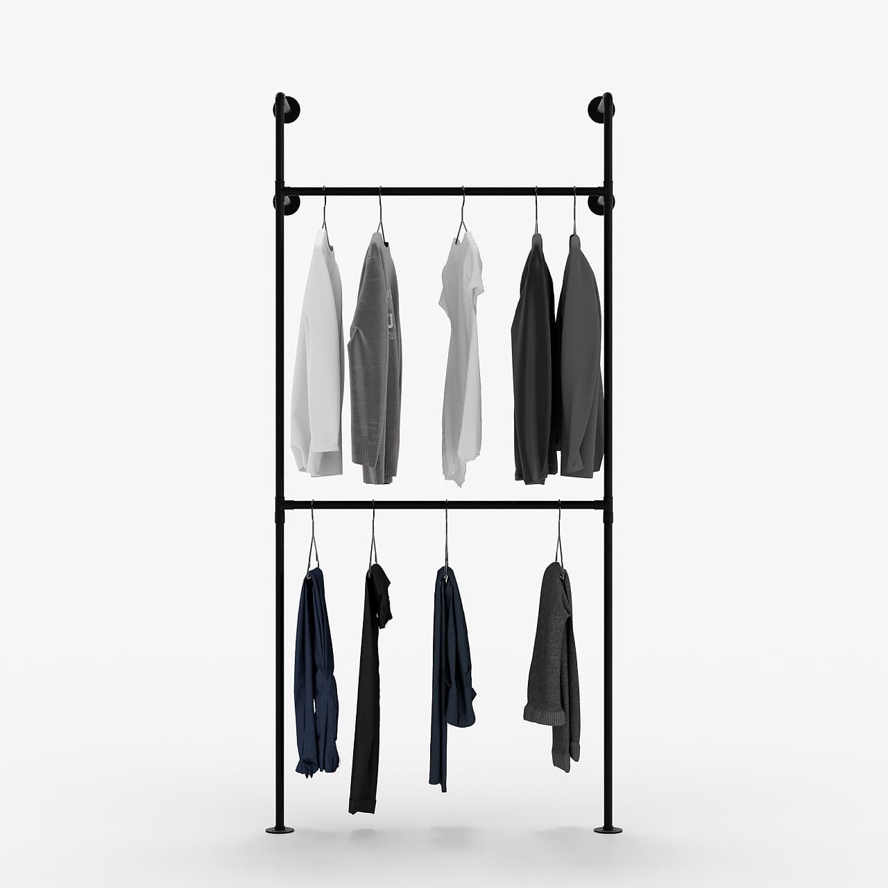 Kim I Double – Closet Hanging Rod | Hanging Rod Closet