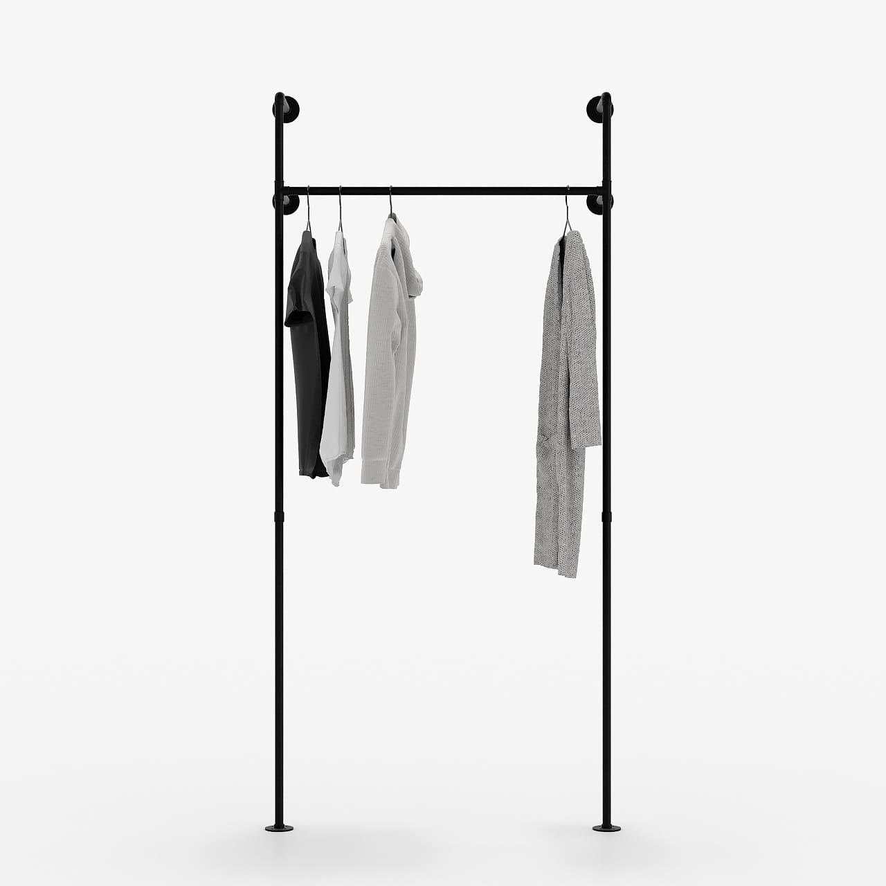  pamo freestanding Clothes Rail in Industrial loft