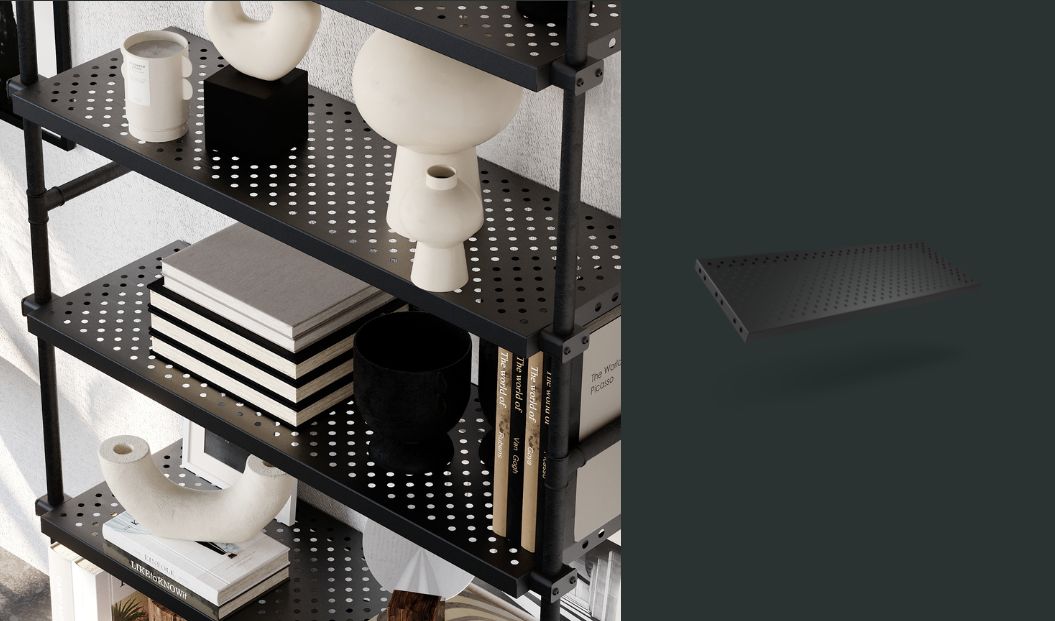 Metal shelf Manual pamo. design