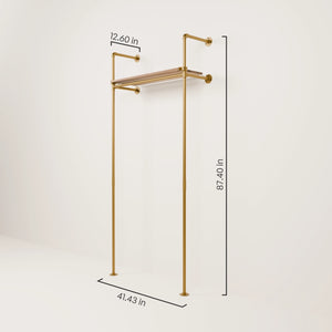 KIM 1 OAK – 1 top shelf | Gold