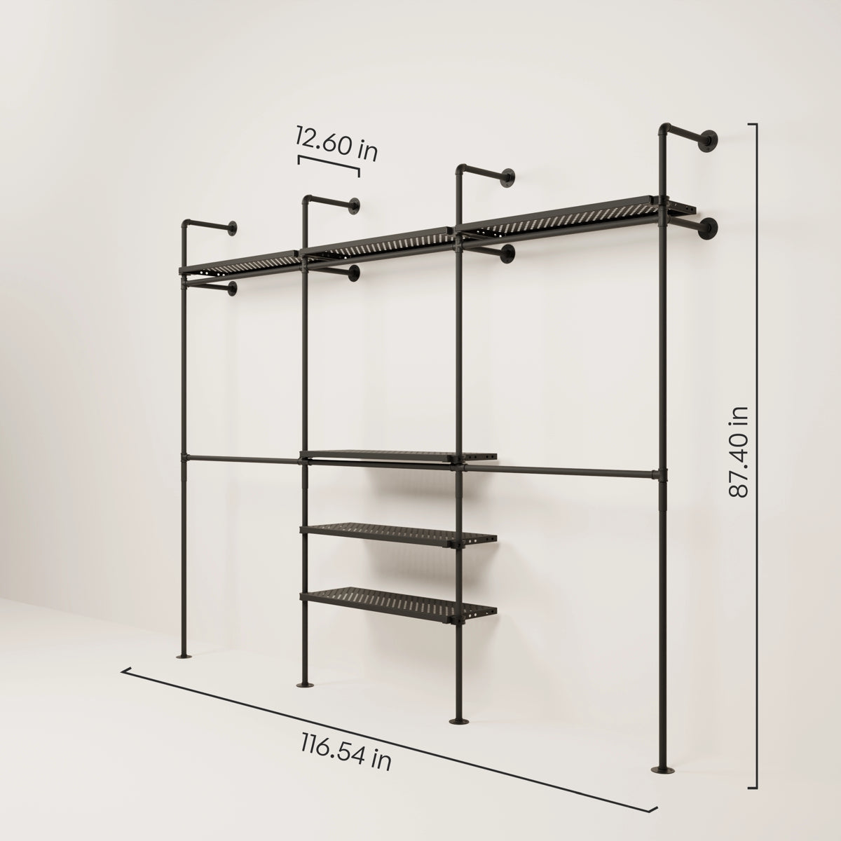 KIM DOUBLE 3 METAL – 6 shelves