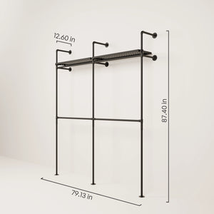 KIM DOUBLE 2 METAL – 2 shelves