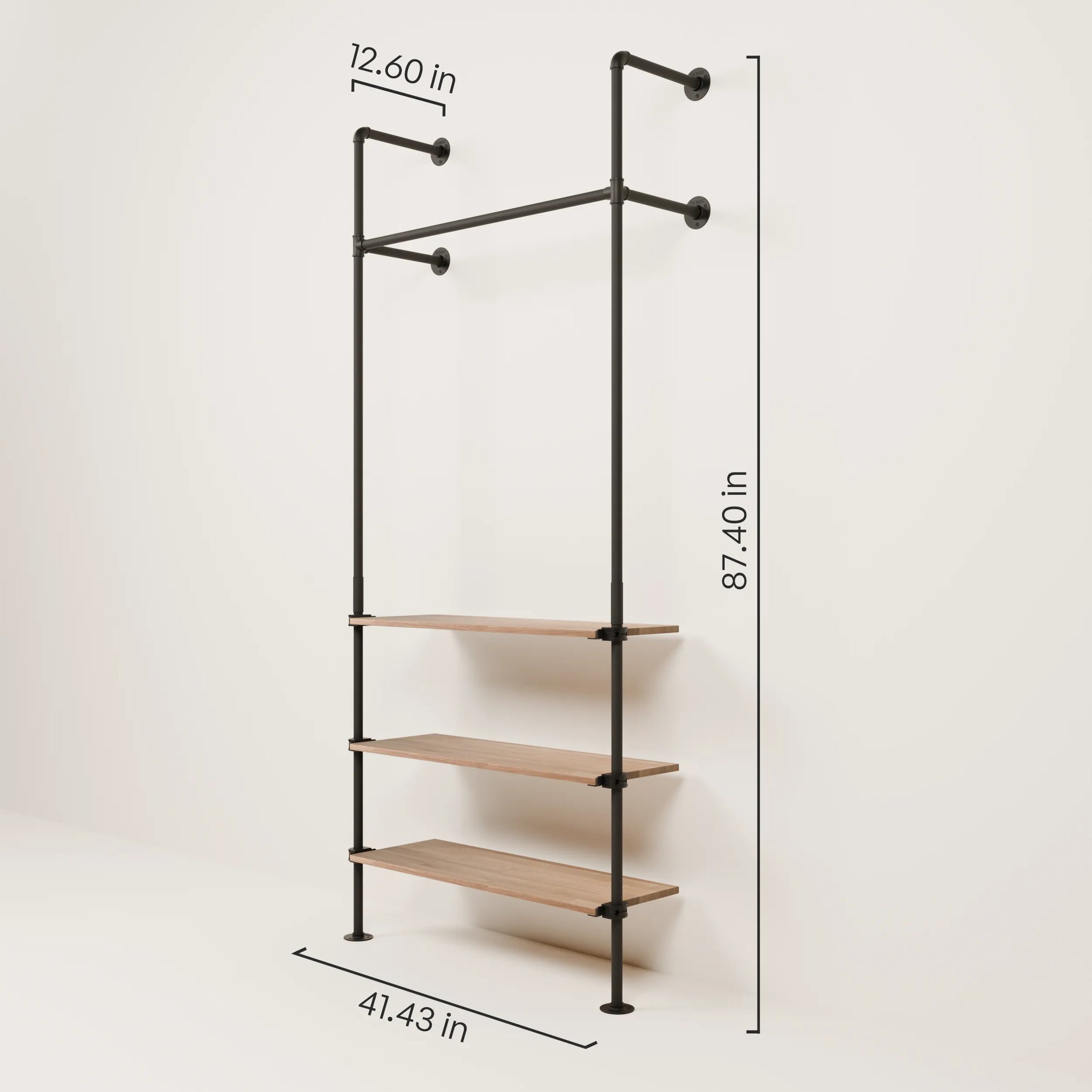 KIM 1 OAK – 3 shelves