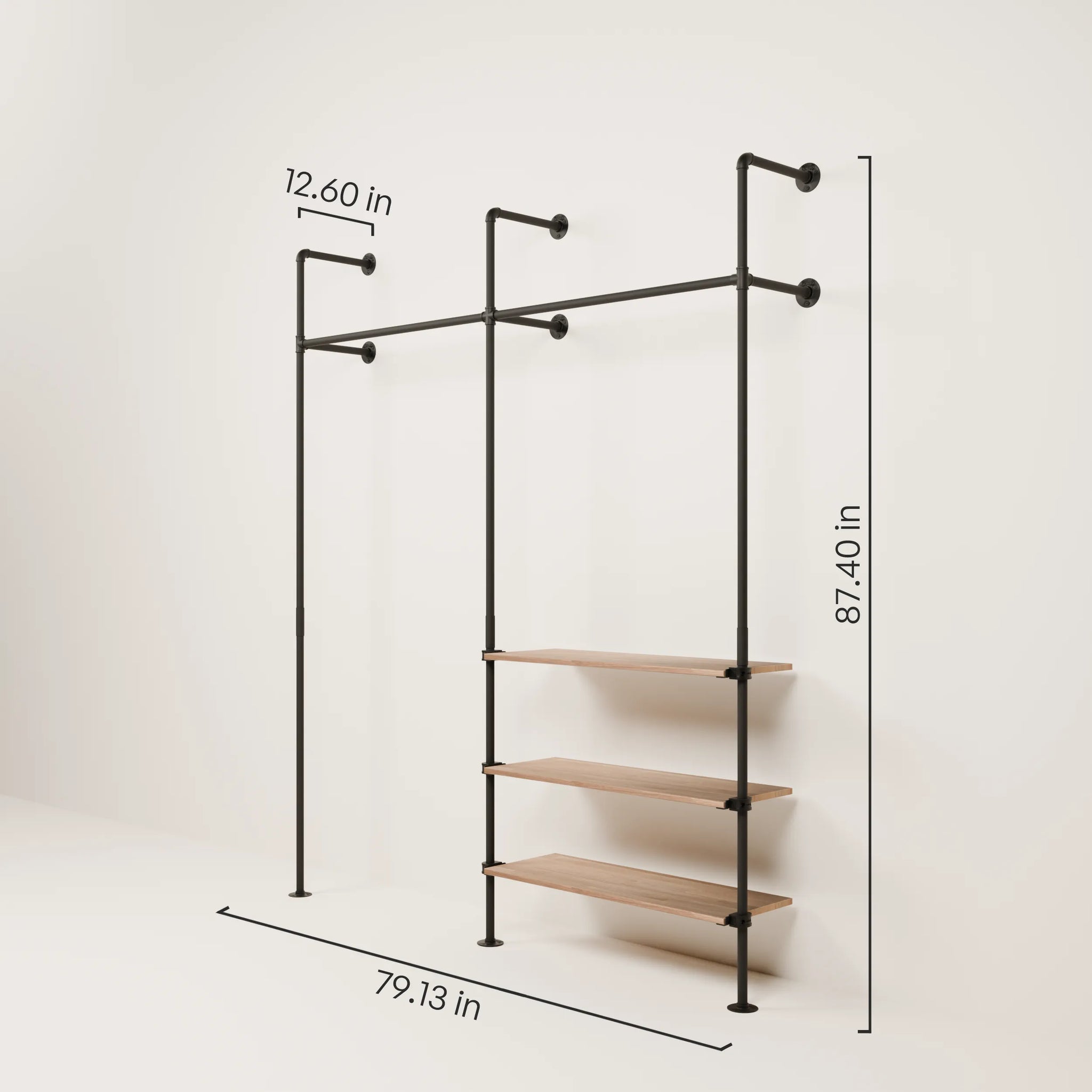 KIM 2 OAK – 3 shelves