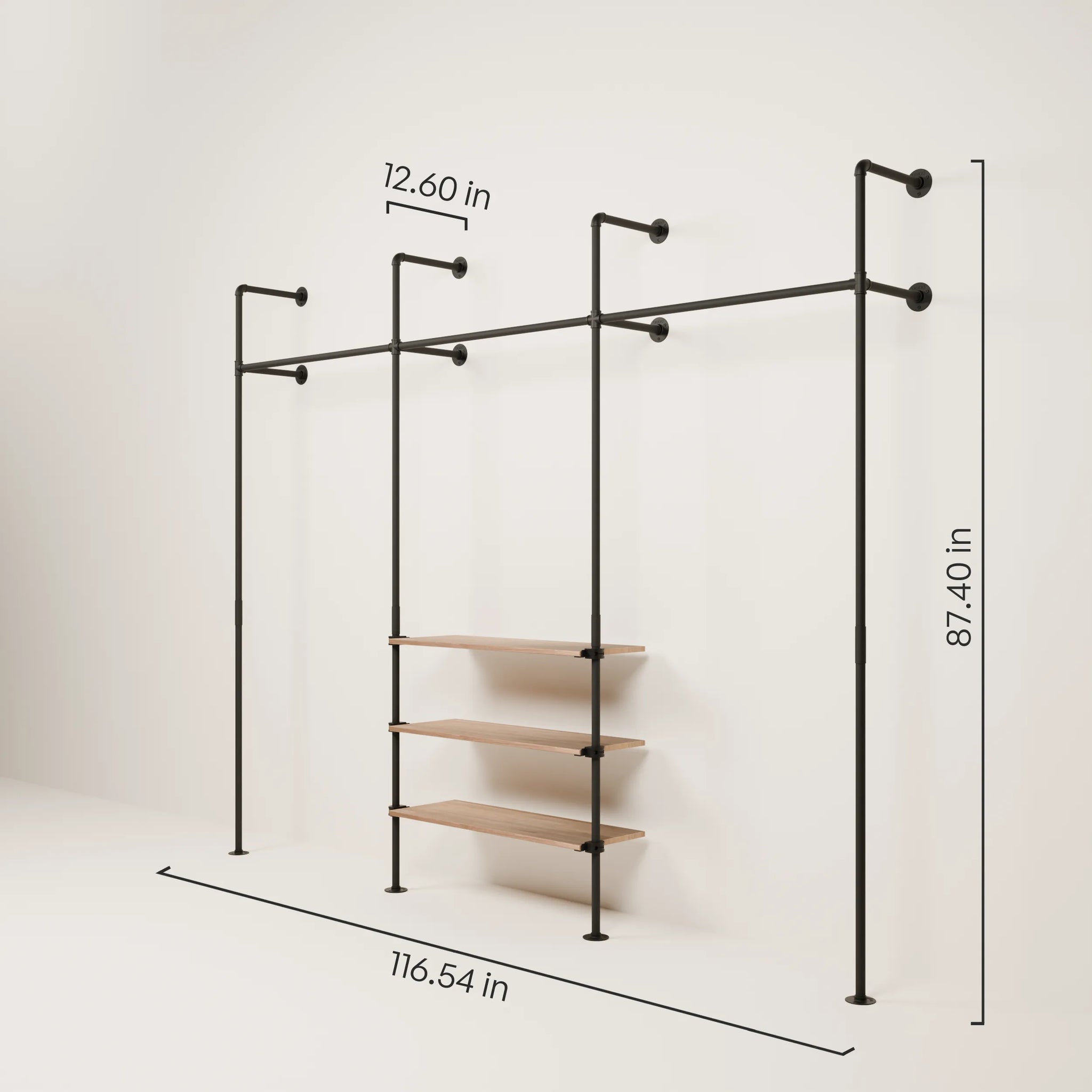 KIM 3 OAK – 3 shelves