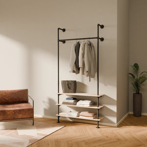 KIM 1 OAK – 3 shelves