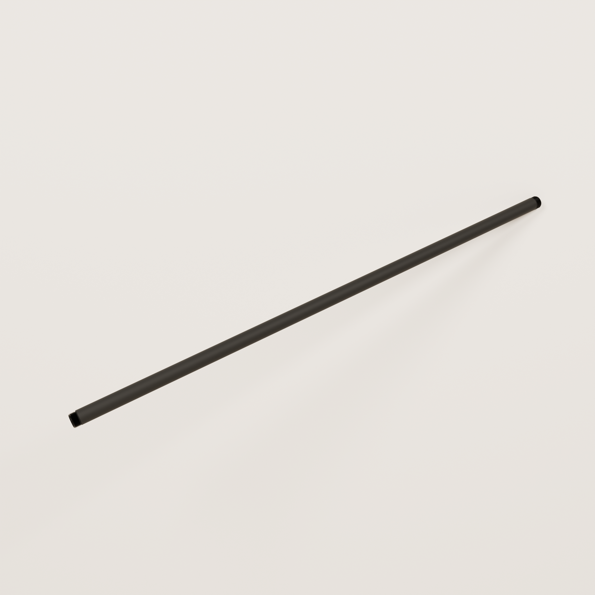 THREADED PIPE 3/4" – Various lengths | powder coated black malleable iron pipe