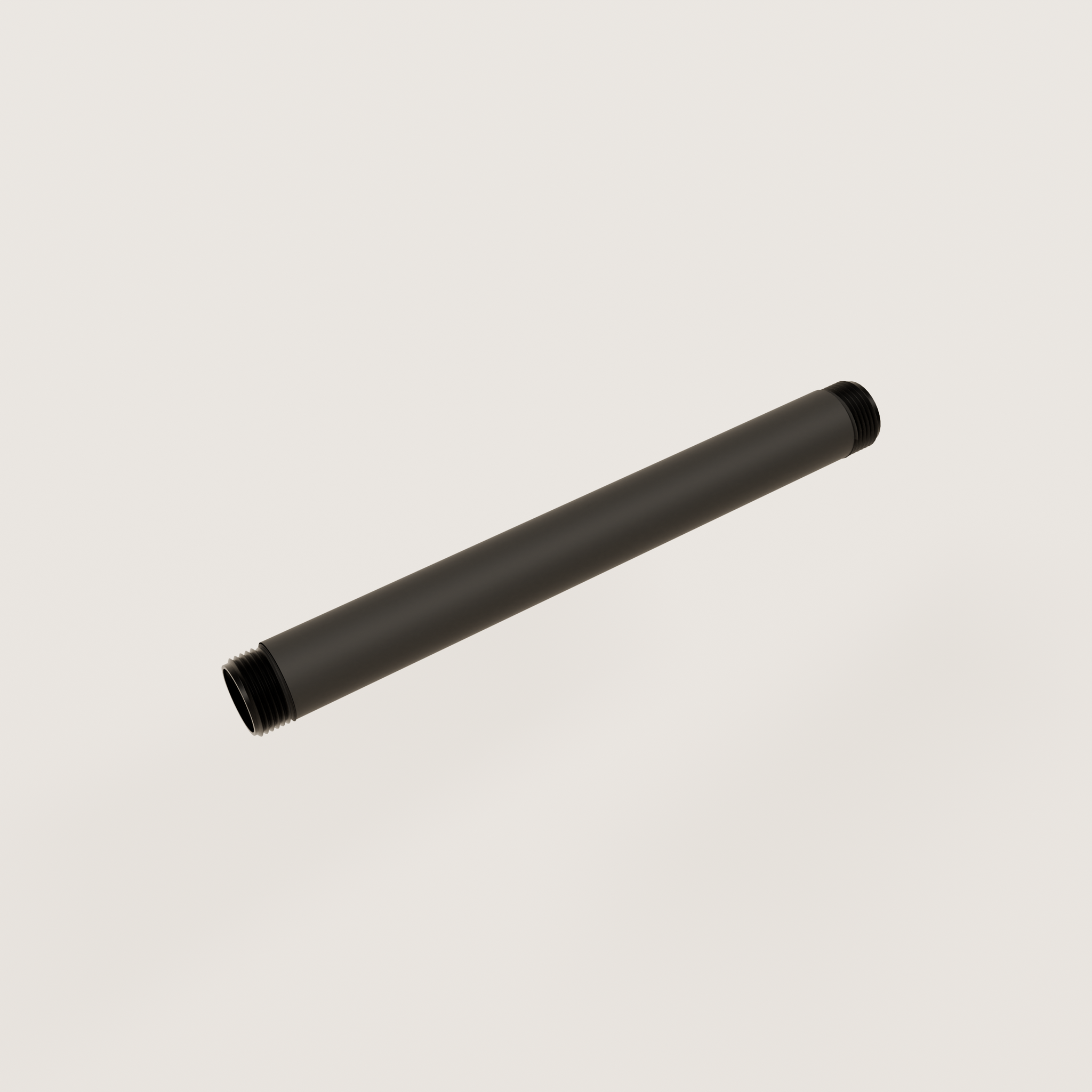 THREADED PIPE 3/4" – Various lengths | powder coated black malleable iron pipe