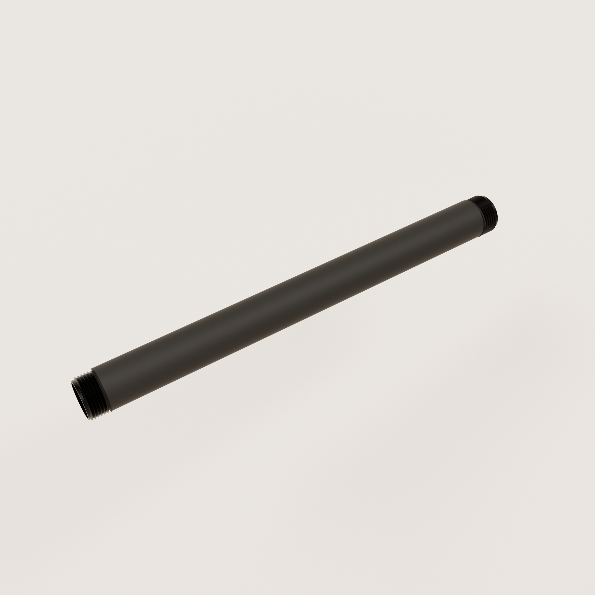 THREADED PIPE 3/4" – Various lengths | powder coated black malleable iron pipe