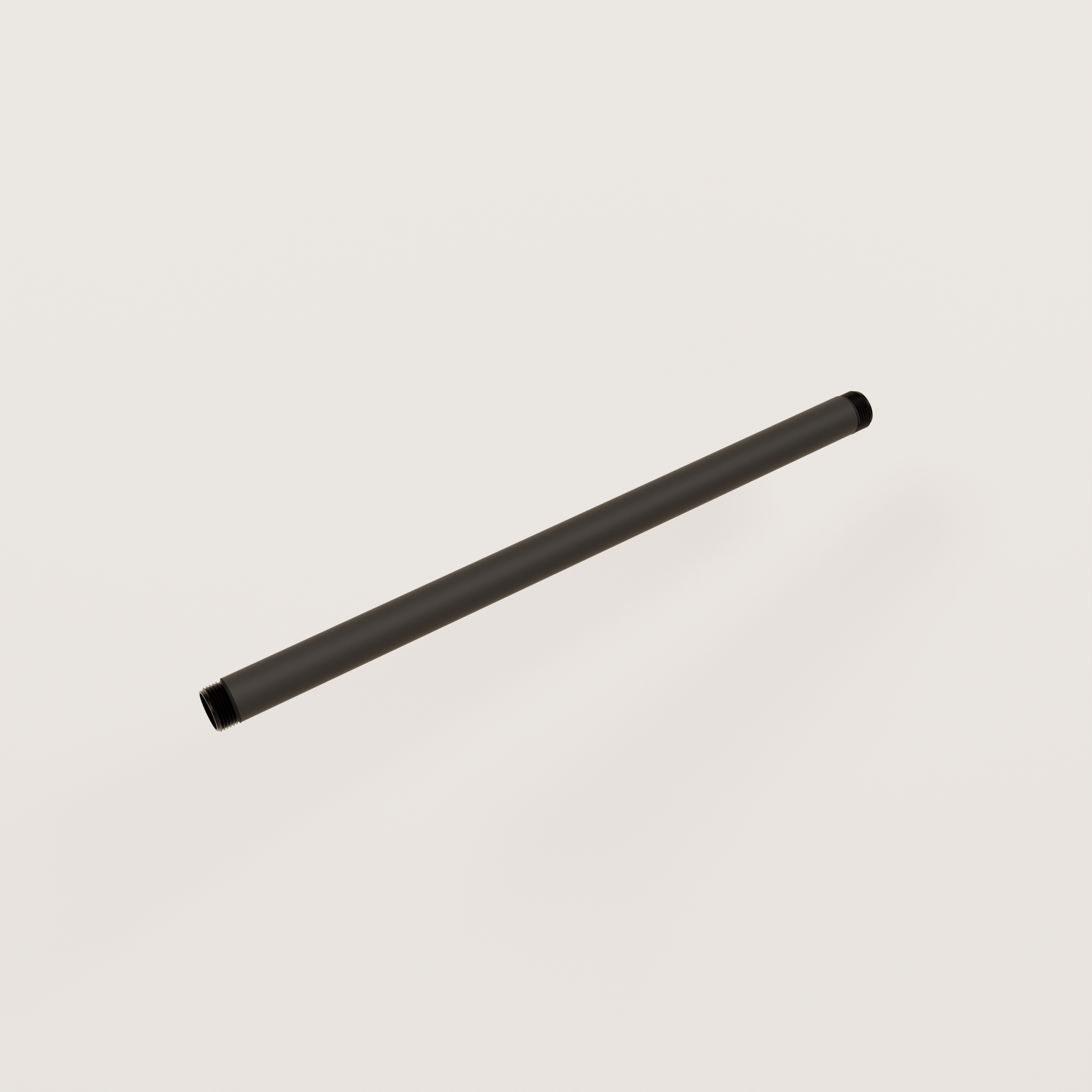 THREADED PIPE 3/4" – Various lengths | powder coated black malleable iron pipe
