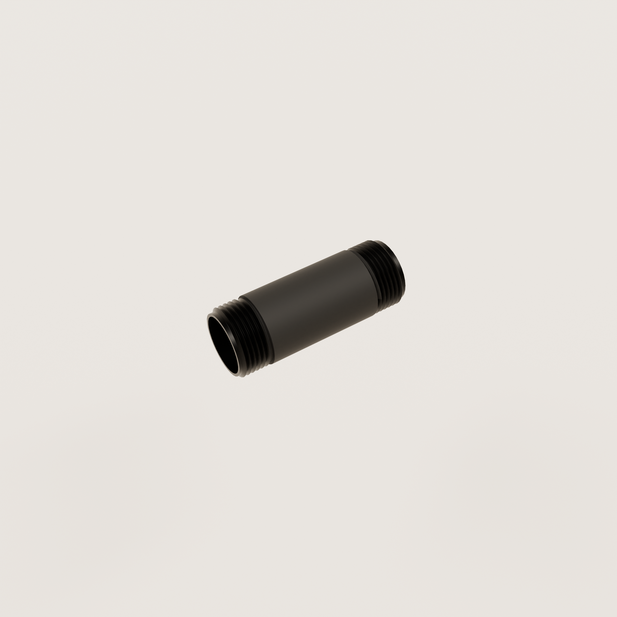THREADED PIPE 3/4" – Various lengths | powder coated black malleable iron pipe