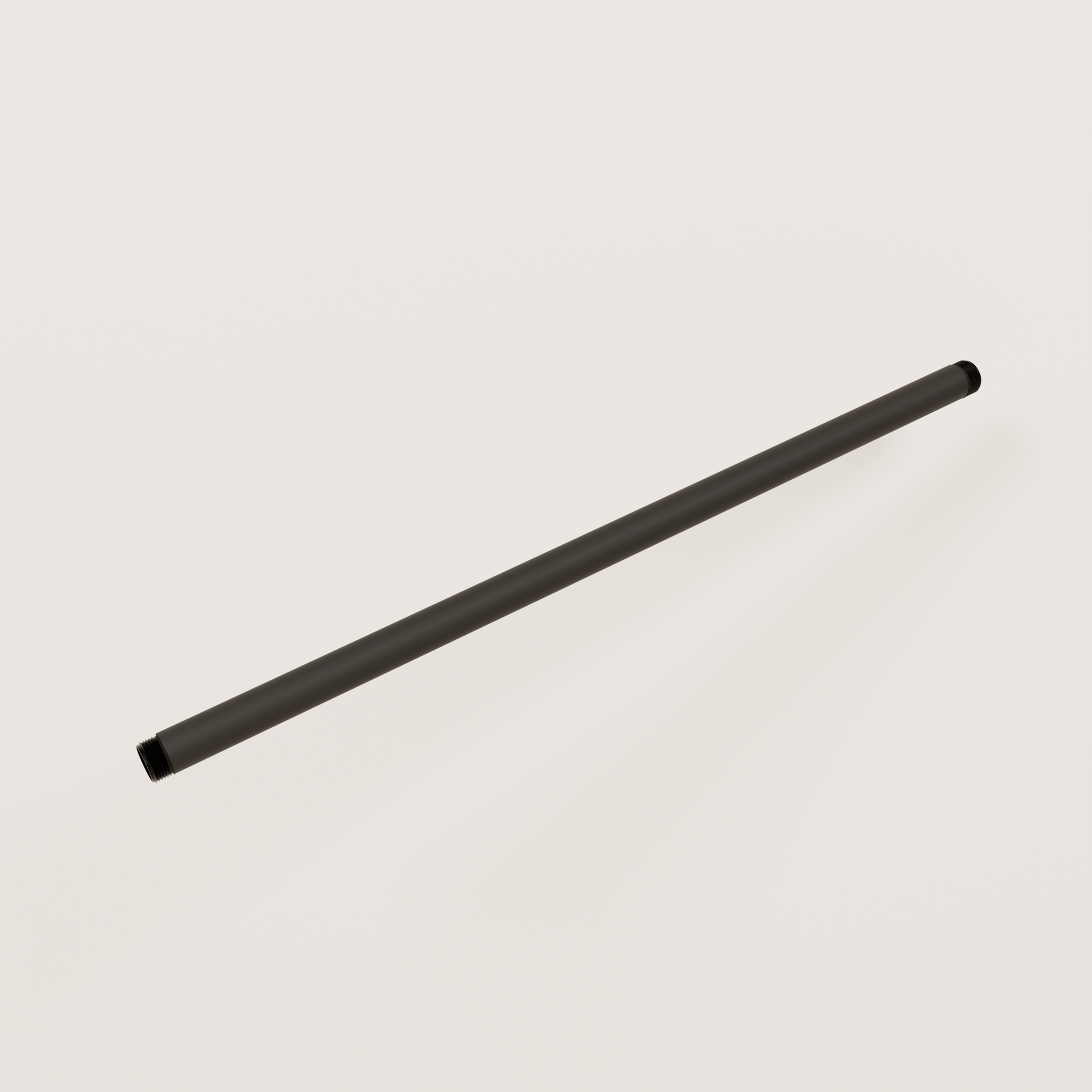 THREADED PIPE 3/4" – Various lengths | powder coated black malleable iron pipe