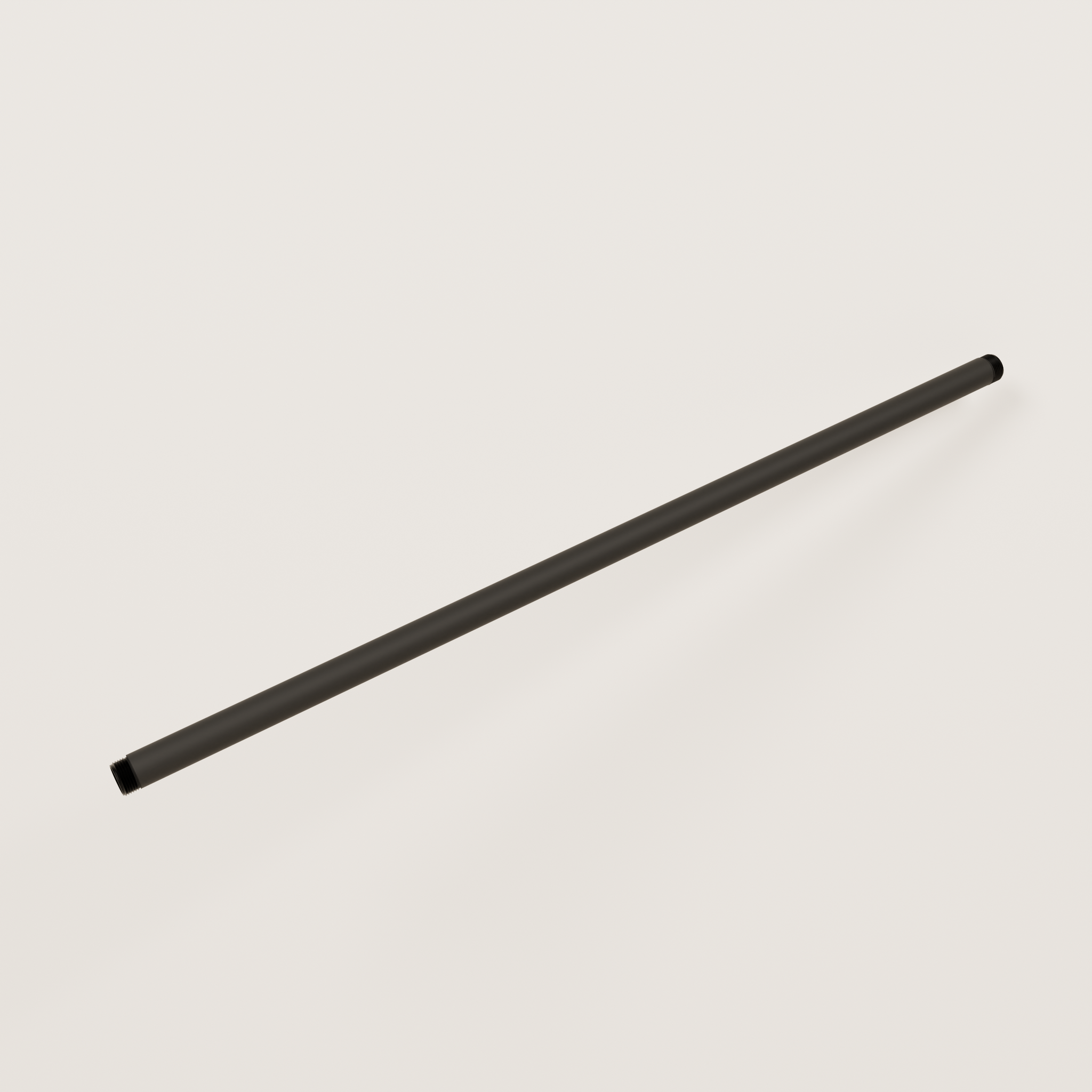 THREADED PIPE 3/4" – Various lengths | powder coated black malleable iron pipe