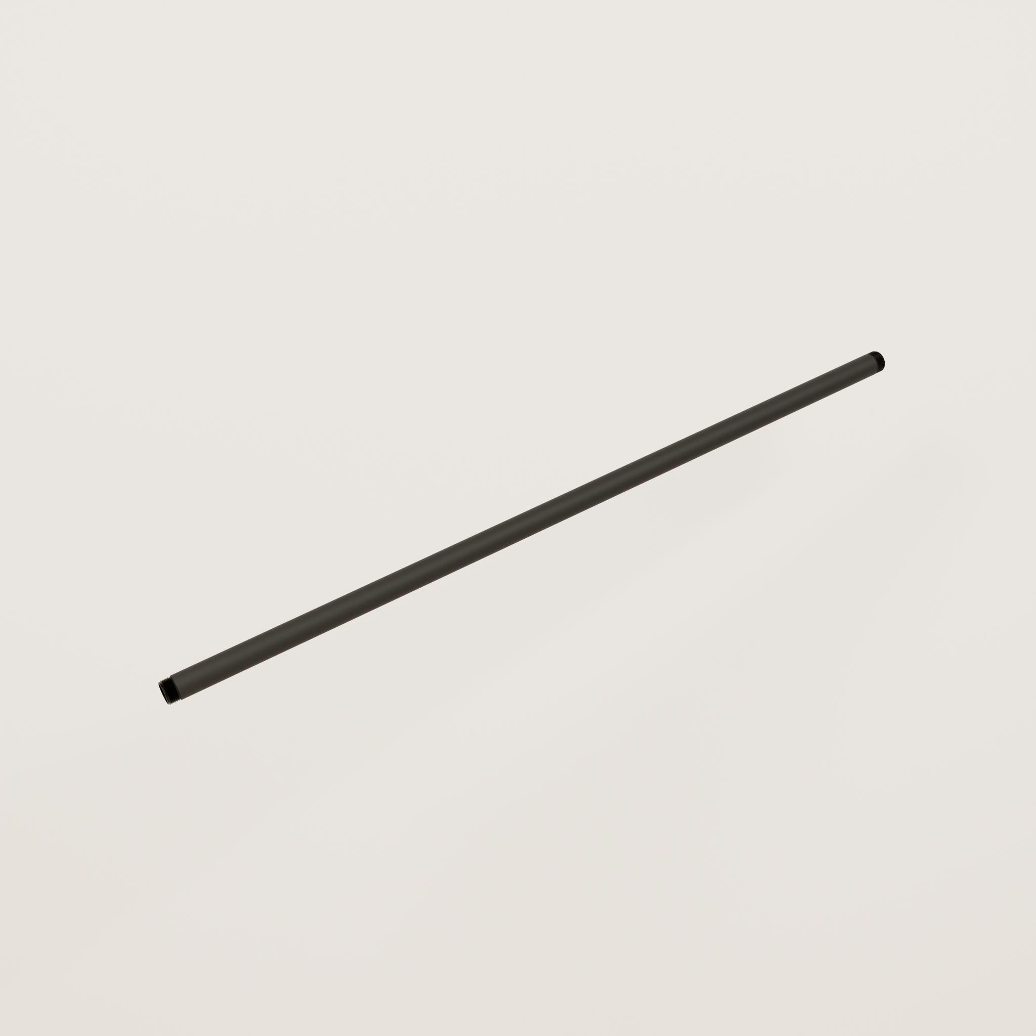 THREADED PIPE 3/4" – Various lengths | powder coated black malleable iron pipe