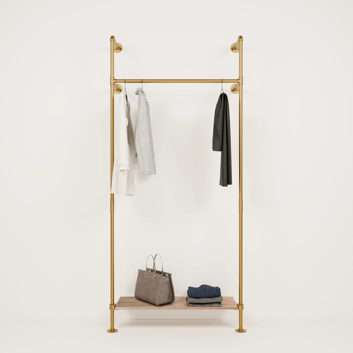 KIM 1 OAK – 1 bottom shelf | Gold