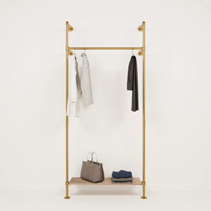 KIM 1 OAK – 1 bottom shelf | Gold