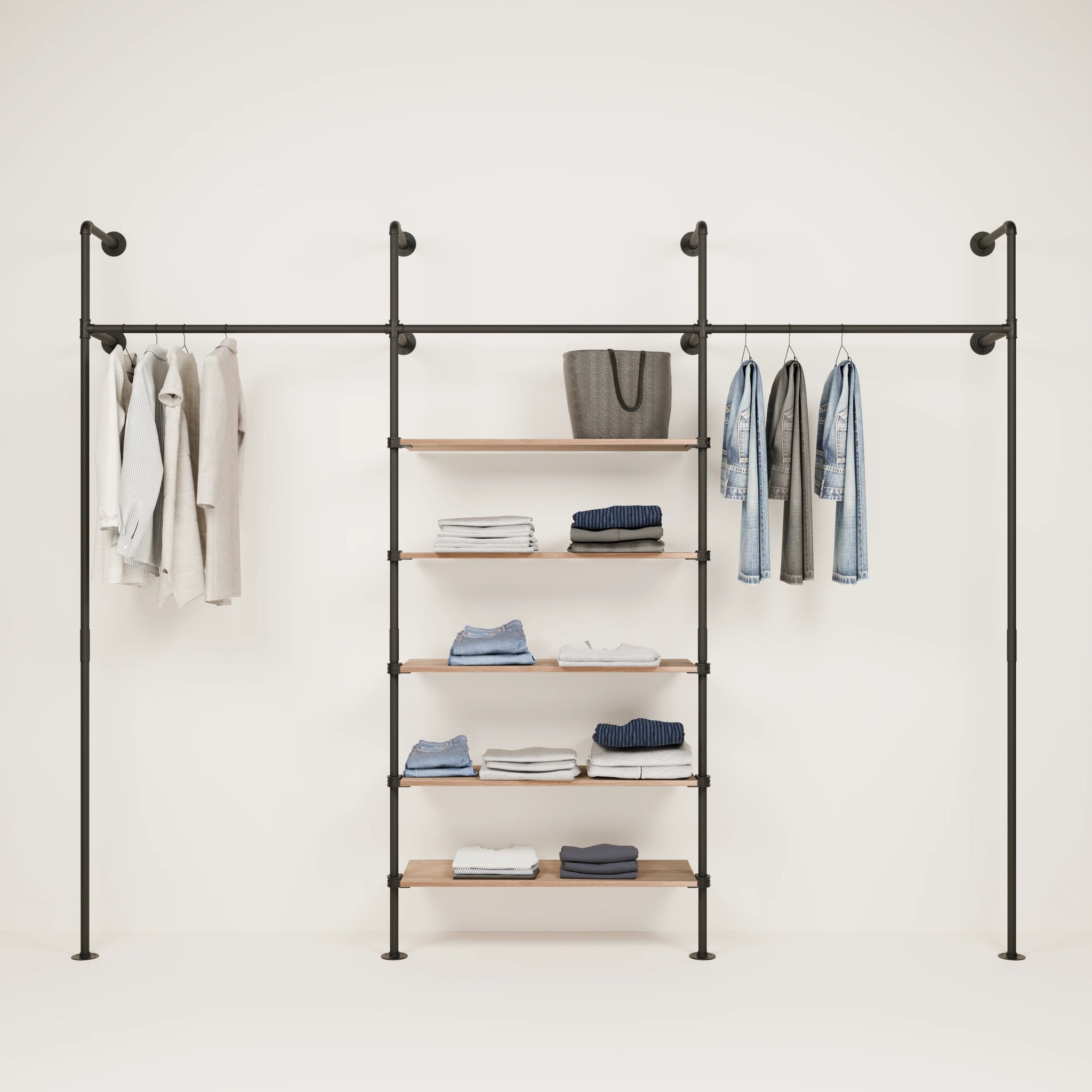 KIM 3 OAK – 5 shelves