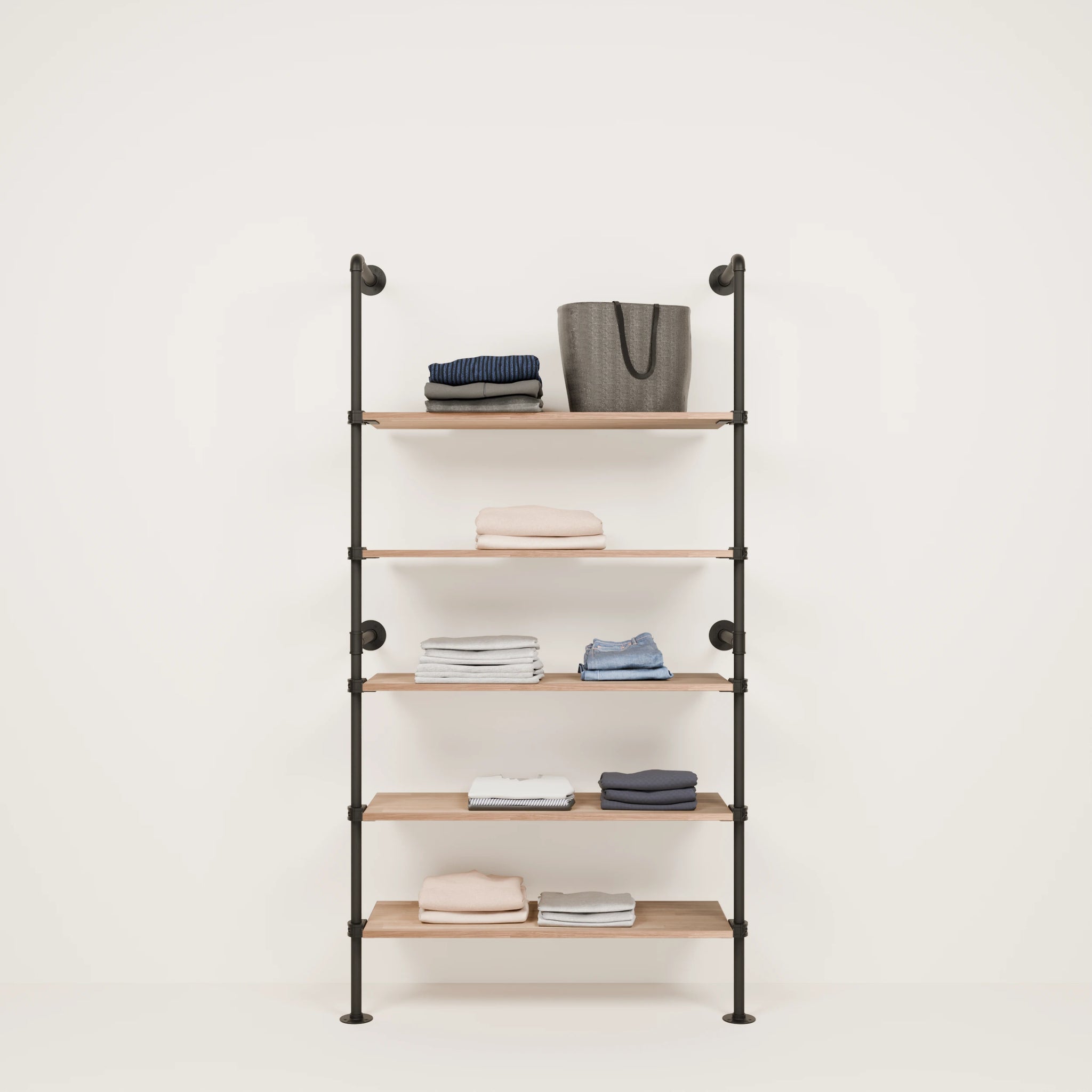 KIM 1 OAK – 5 shelves