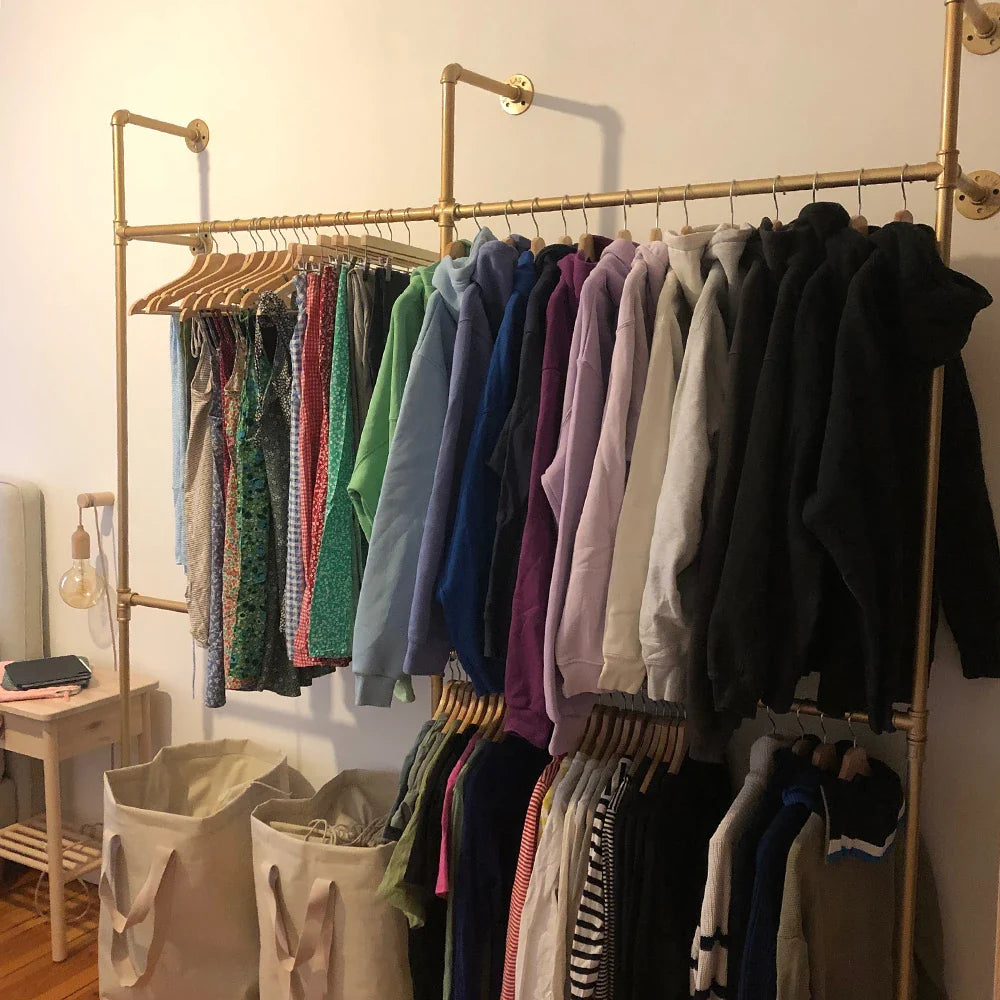 Gold Clothing Racks Glamorous Home Decor | pamo. – pamo. design