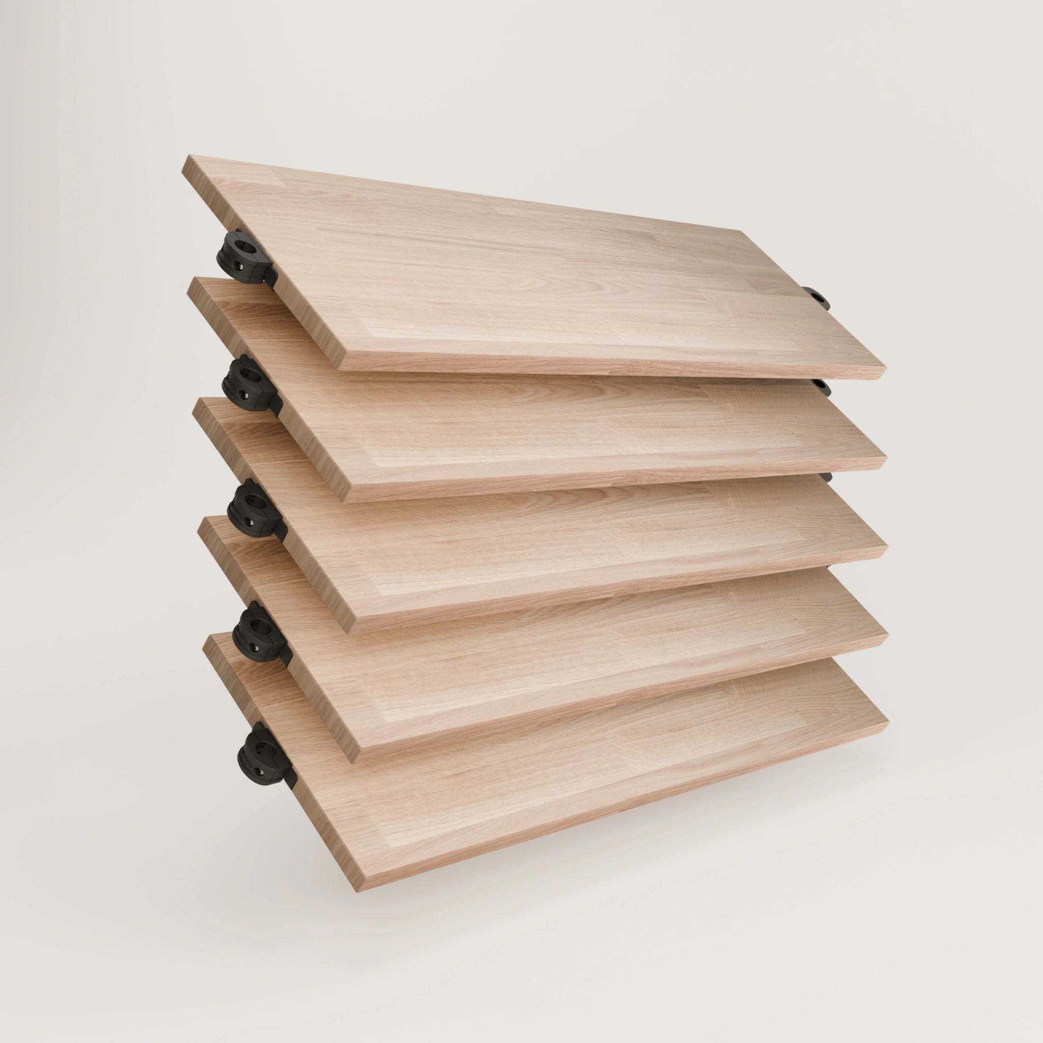 OAK shelf – clamp mounting | incl. mounting accessories