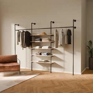 KIM 3 OAK – 5 shelves