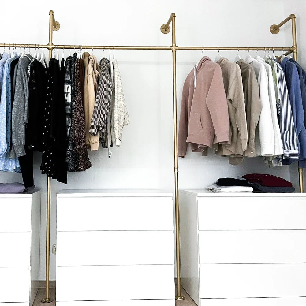 Gold Clothing Racks Glamorous Home Decor | pamo. – pamo. design