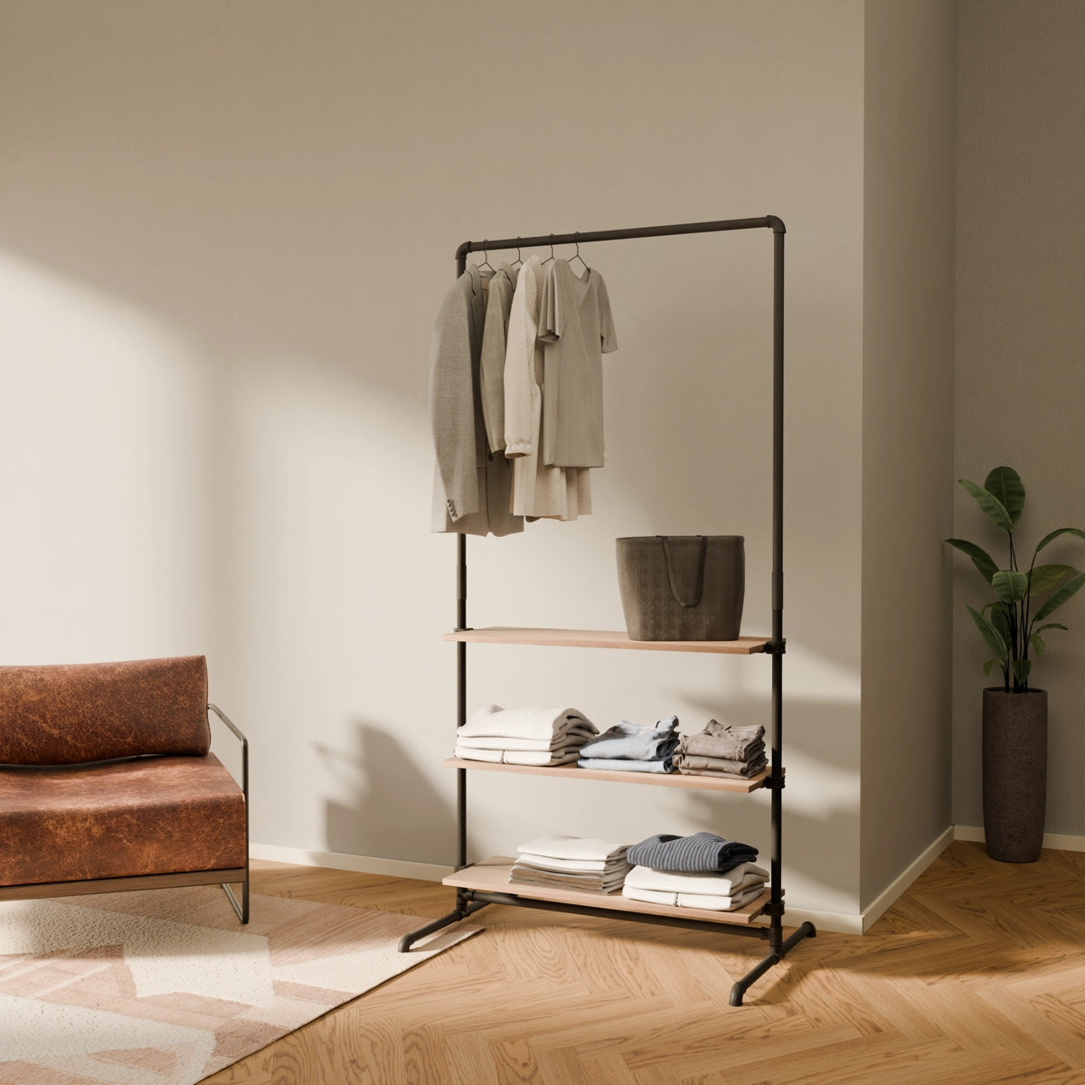 LAS 1 OAK – 3 shelves