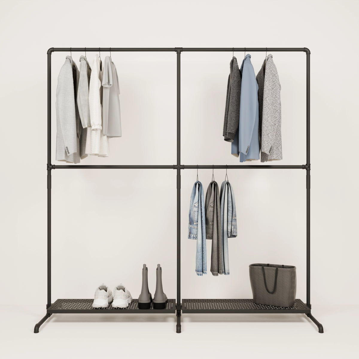 LAS 2 METAL – 2 shelves