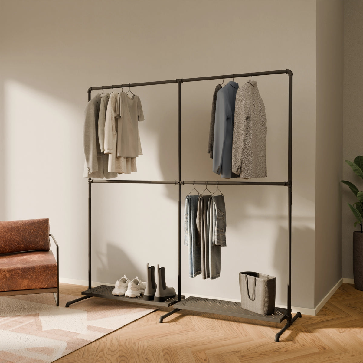 LAS 2 METAL – 2 shelves