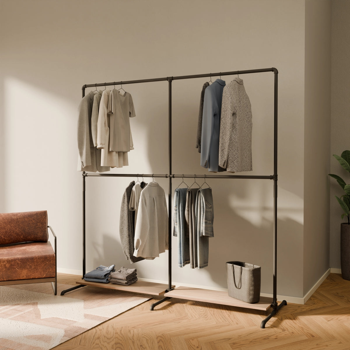 LAS 2 OAK – 2 shelves