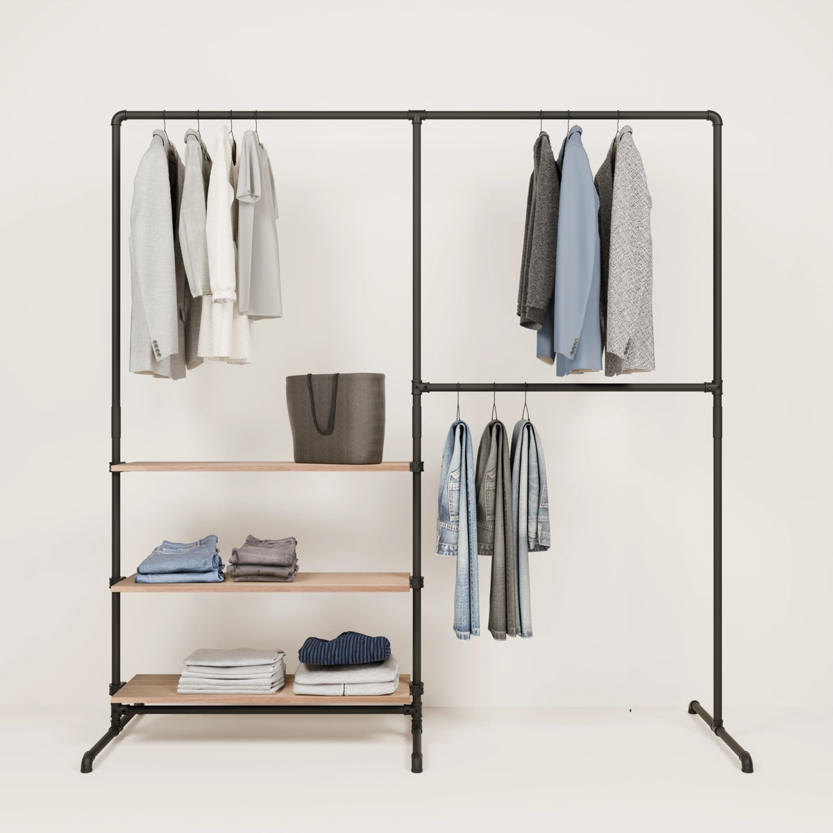 LAS 2 OAK – 3 shelves