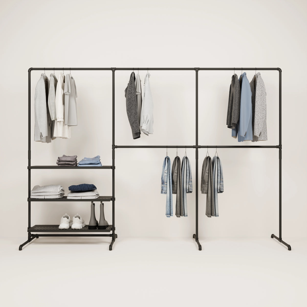 LAS 3 METAL – 3 shelves