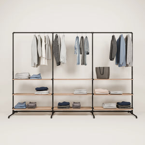 LAS 3 OAK – 9 shelves