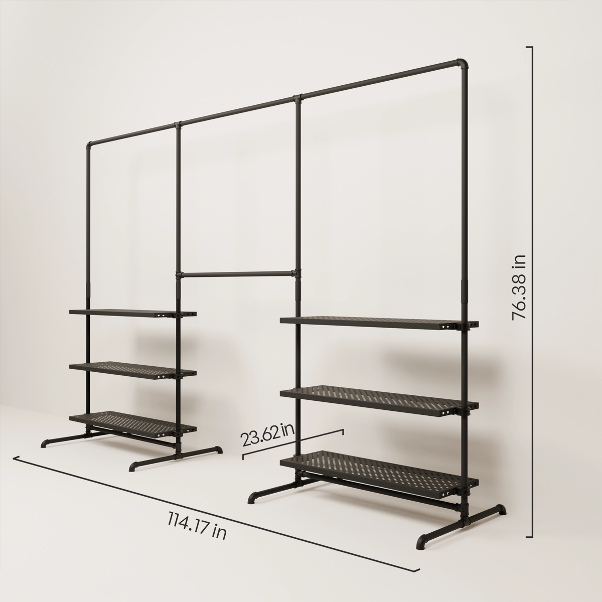 LAS 3 METAL – 6 shelves