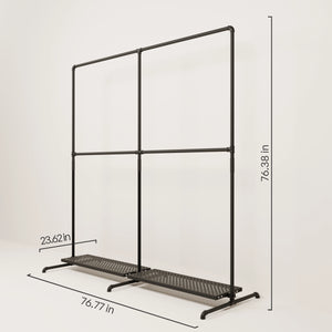 LAS 2 METAL – 2 shelves