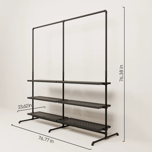 LAS 2 METAL – 6 shelves