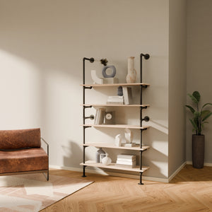 KIM 1 OAK – 5 shelves