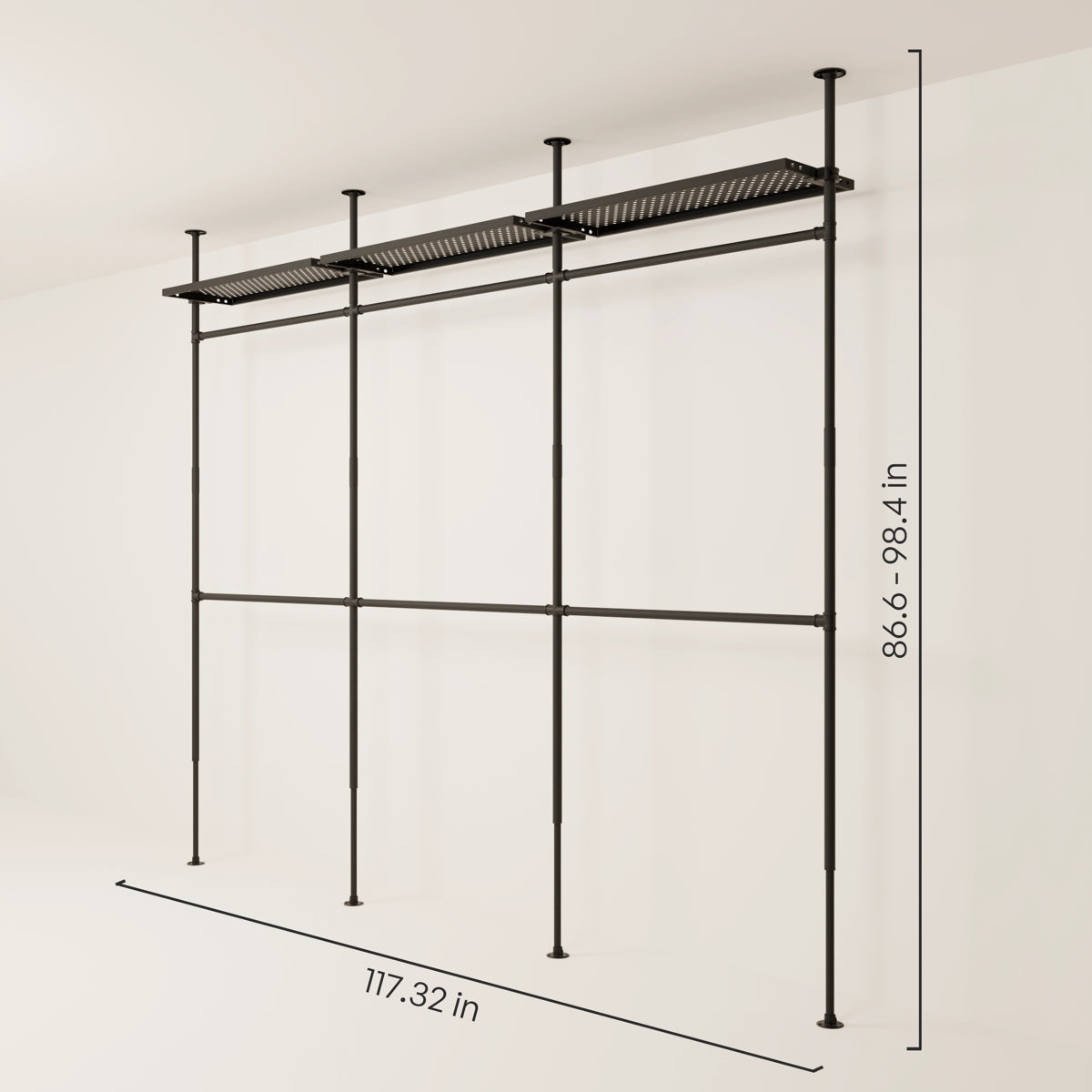 LOFT 3 METAL – 3 top shelves