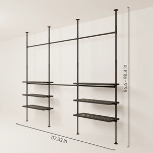 LOFT 3 METAL – 6 shelves bottom