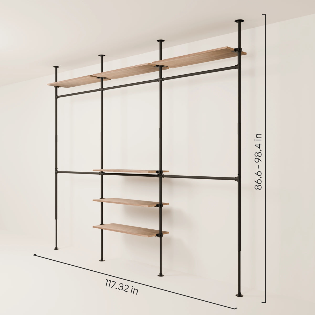 LOFT 3 OAK – 6 top shelves