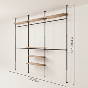 LOFT 3 OAK – 6 top shelves