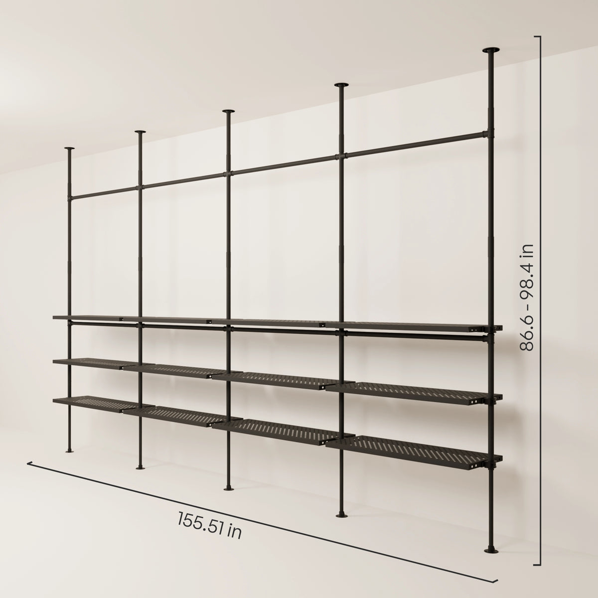 LOFT 4 METAL – 12 shelves