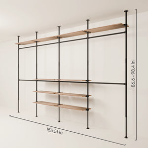 LOFT 4 OAK – 10 shelves