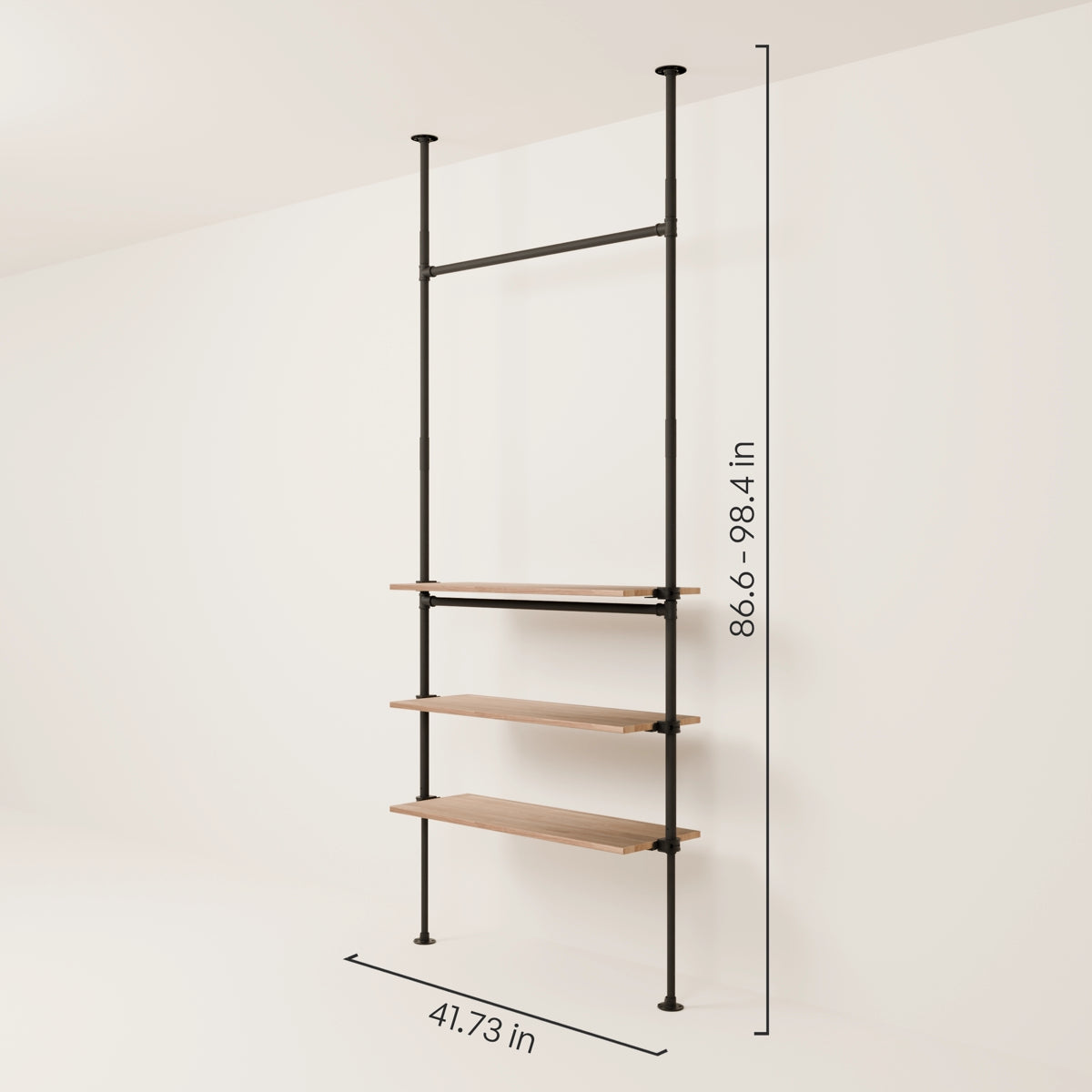 LOFT 1 OAK – 3 shelves