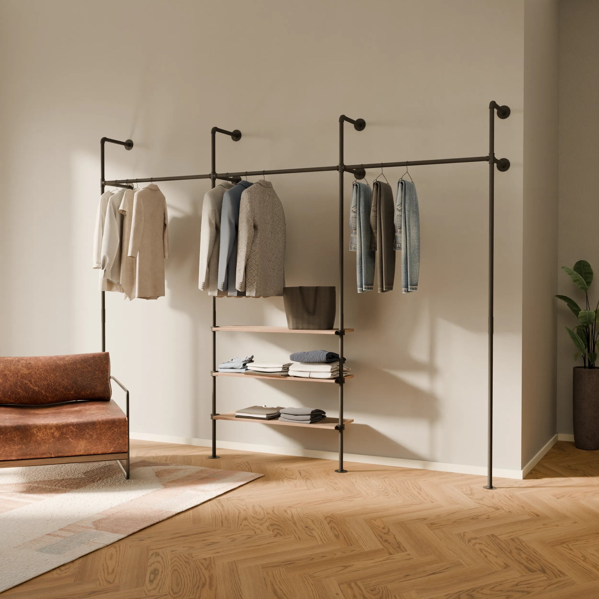 KIM 3 OAK – 3 shelves