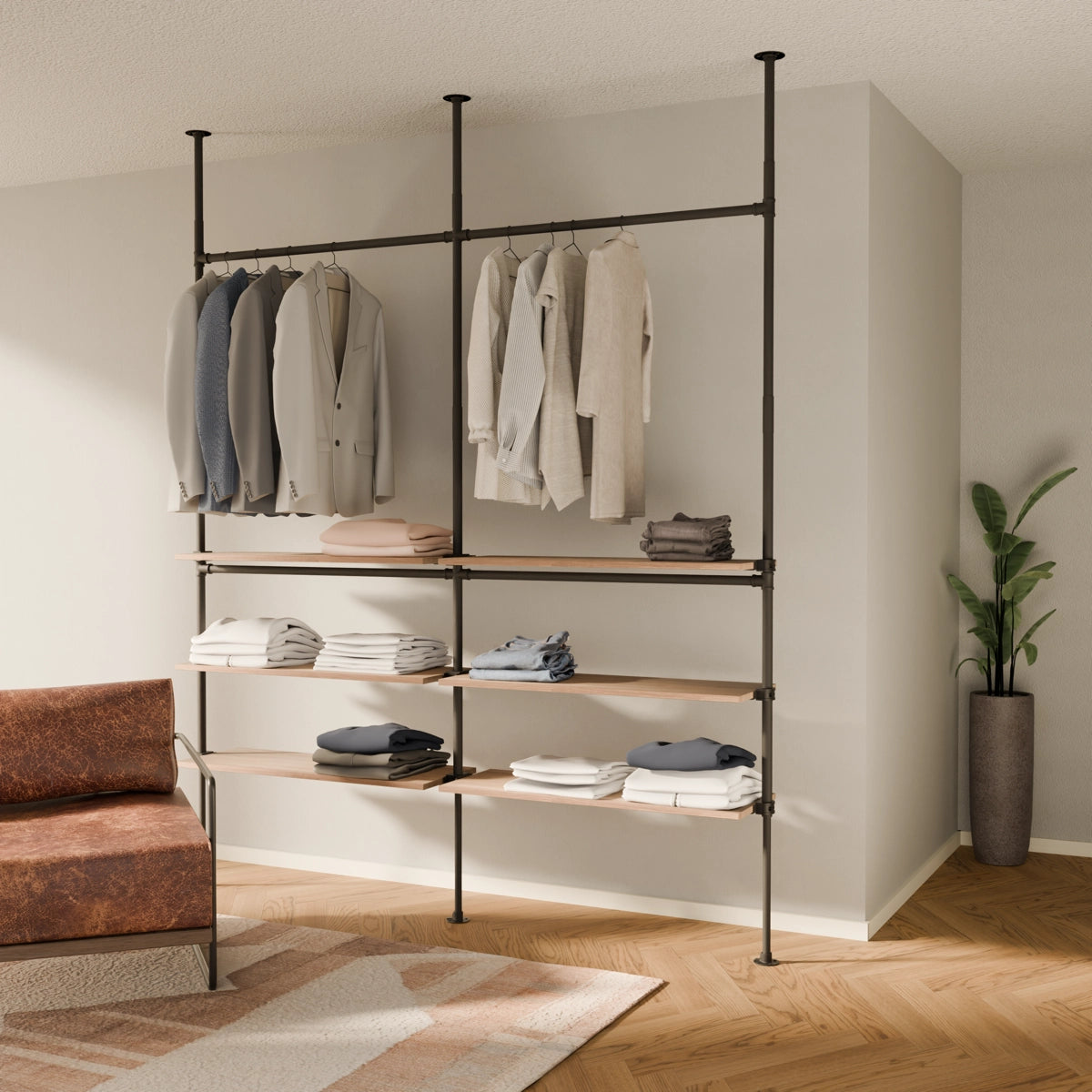 LOFT 2 OAK – 6 shelves