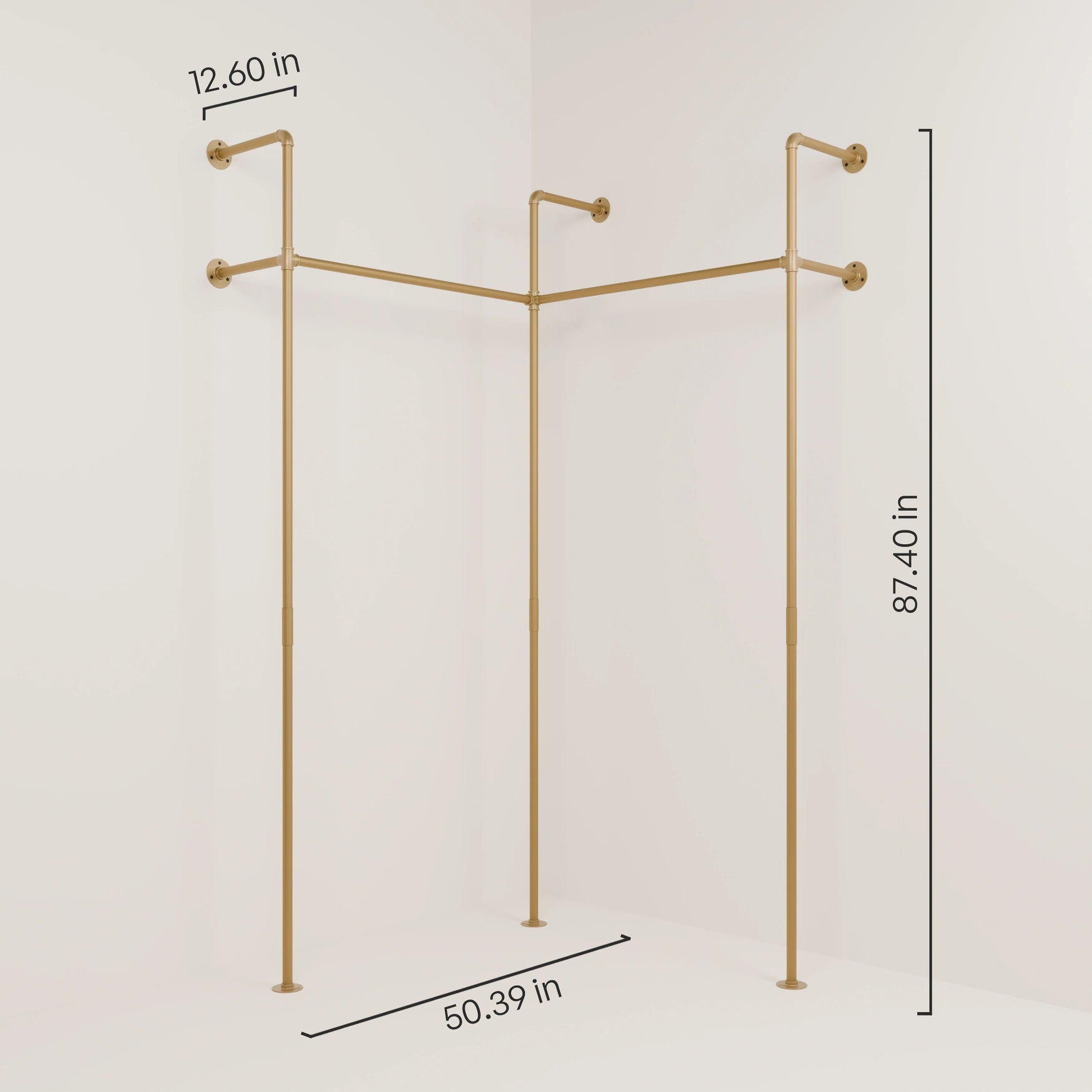 Gold Clothing Racks Glamorous Home Decor | pamo. – pamo. design