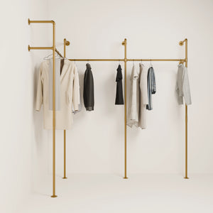 Corner Clothes Rack - Small Space Solution | pamo. – pamo. design