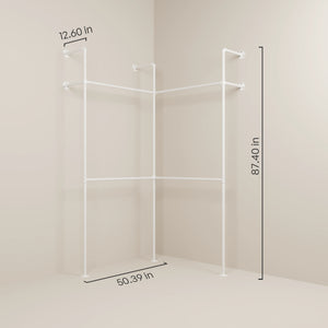 Corner Clothes Rack - Small Space Solution | pamo. – pamo. design