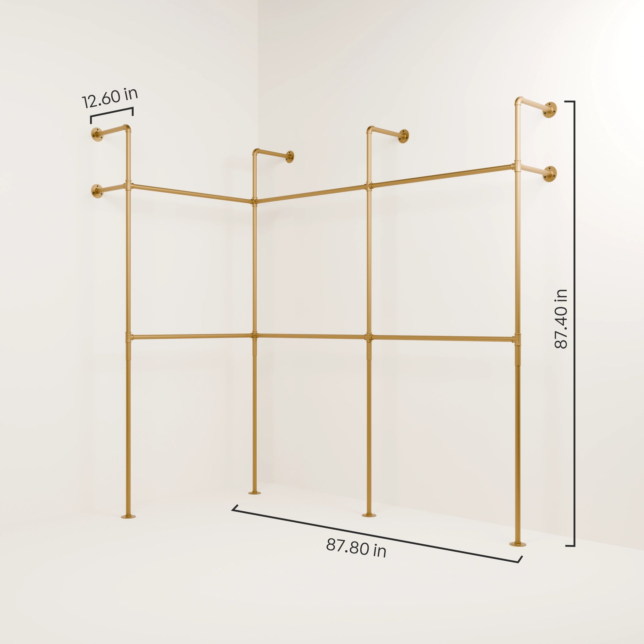 Corner Clothes Rack - Small Space Solution | pamo. – pamo. design